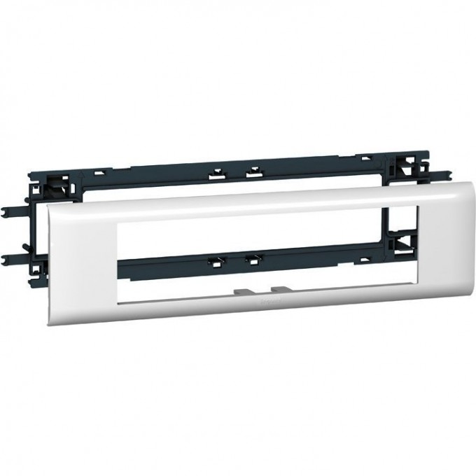 Суппорт LEGRAND Mosaic - для кабель-каналов DLP с шириной крышки 65 мм - 8 модулей, белый 010958