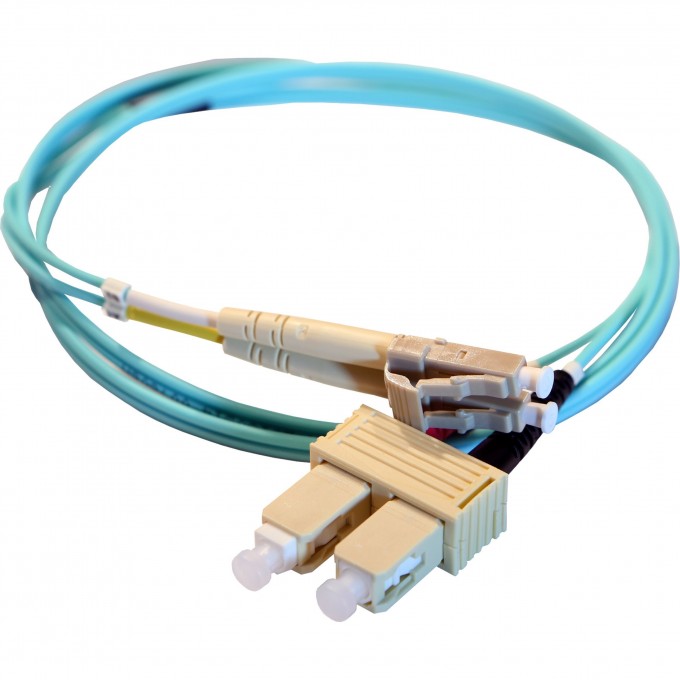 Шнур оптоволоконный OM3 LEGRAND многомодовый SC/LC 3 м цвет морской волны 032614