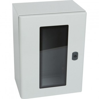 Шкаф LEGRAND Atlantic МП стеклянная дверь 400x300x200 светло-серый