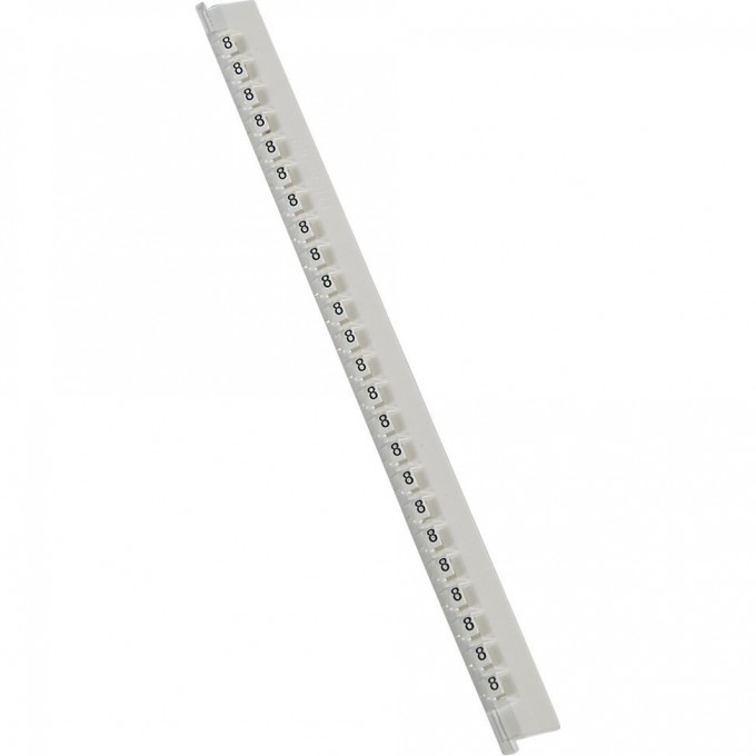 Маркер LEGRAND Memocab ширина 2,3 мм чёрная маркировка на белом фоне цифра 8 037788