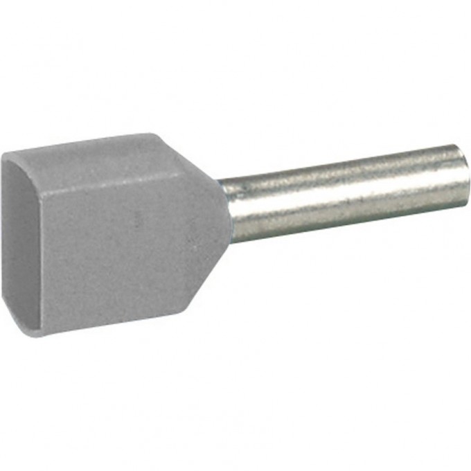 Наконечник LEGRAND Starflix двойной россыпью сечением 2х2,5 мм² серый 037690