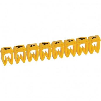 Маркер LEGRAND CAB 3 для кабеля 0,5-1,5 мм² заглавная буква A