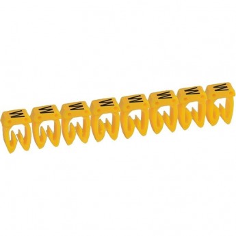 Маркер LEGRAND CAB 3 для кабеля 0,5-1,5 мм² заглавная буква W