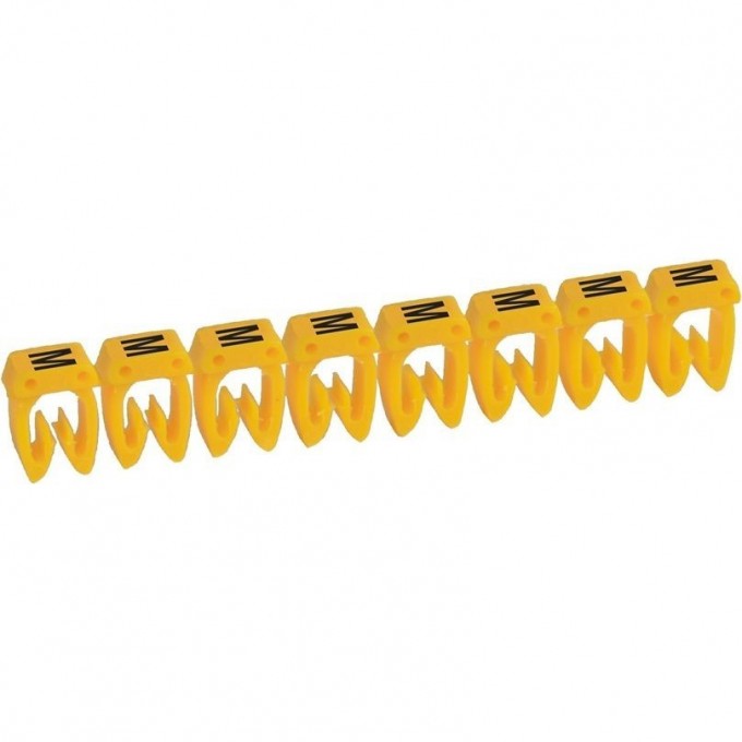 Маркер LEGRAND CAB 3 для кабеля 4-6 мм² заглавная буква M 038372