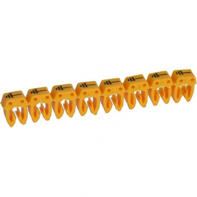 Маркер LEGRAND CAB 3 условное обозначение для кабеля 1,5-2,5 мм² земля 038286