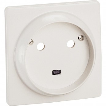 Розетка LEGRAND моноблок 2К+З на винтах белый Розетка LEGRAND моноблок 2К+З на винтах белый