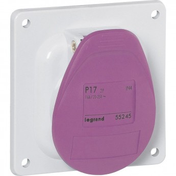 Встраиваемая розетка LEGRAND P17 Tempra Pro IP 44 20/25 В 16 A 2K