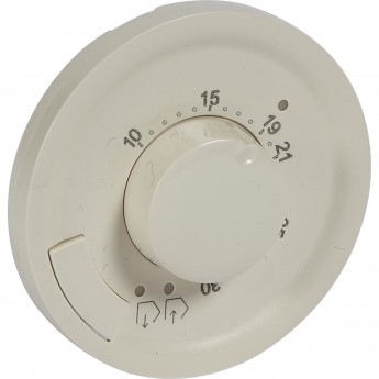 Лицевая панель LEGRAND Celiane термостат с датчиком для теплого пола Кат. № 0 674 05 слоновая кость