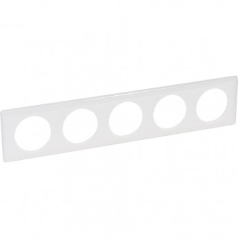 Рамка LEGRAND Celiane 5 постов Белый глянец