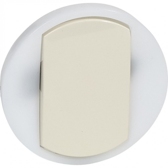 Лицевая панель LEGRAND Celiane выключатель/переключатель Кат. № 0 670 01/02/31/32 с контурной подсветкой слоновая кость 067884