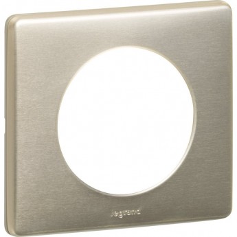 Рамка LEGRAND Celiane металлик 1 пост титан