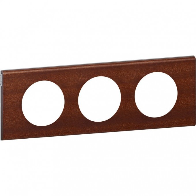 Рамка LEGRAND Celiane 3 поста Орех 069223