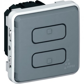 Выключатель-приемник MyHome Play Zigbee Plexo радио 1 канал ON-OFF 2500 Вт серый