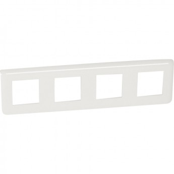 Рамка LEGRAND Mosaic 4x2 модуля горизонтальная белый