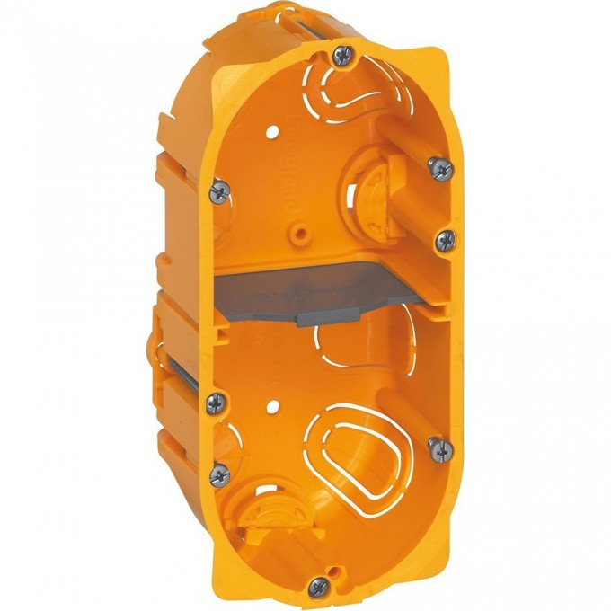 Коробка многоместная LEGRAND Batibox для сухих перегородок 2-местная 4/5 модулей глубина 50 080052