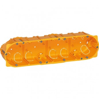 Коробка многоместная LEGRAND Batibox для сухих перегородок 4-местная 8/10 модулей глубина 40