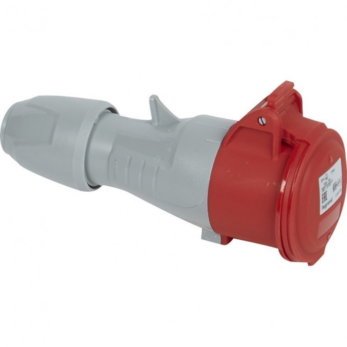 Розетка LEGRAND мобильная 16А 3К+З 380 В IP 44 серый 090108