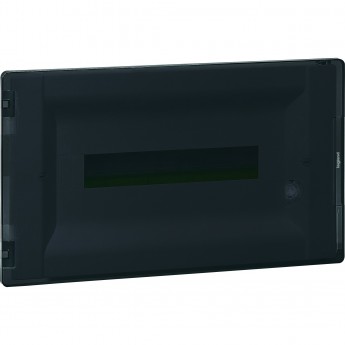 Распределительный щиток LEGRAND Practibox³ скрытого монтажа IP 40 IK 07 1 рейка 18 модулей с клеммниками заземления и нейтрали прозрачная дверь