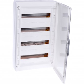 Распределительный щиток LEGRAND XL3 125 - с белой дверью - 4 ряда - 72 модуля - 750х450х128 мм, белый