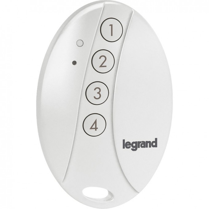 Пульт-брелок LEGRAND Радио для 4 сценариев MyHOME Радиотехнология 573870
