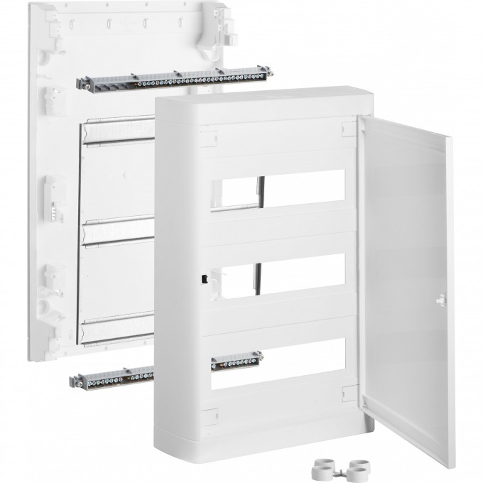 Накладной распределительный щит LEGRAND Nedbox с белой дверью 3 рейки х 12 (+1) модулей 601238