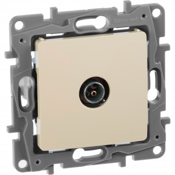 Розетка LEGRAND TV «звезда» 2 дБ 0-2400 мГц Etika слоновая кость