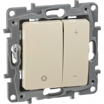 Светорегулятор LEGRAND нажимной Etika 400 Вт слоновая кость Светорегулятор LEGRAND нажимной Etika 400 Вт слоновая кость