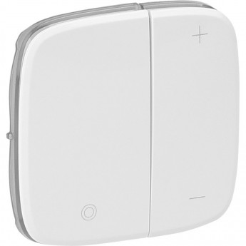 Лицевая панель LEGRAND Valena ALLURE для кнопочного светорегулятора белая