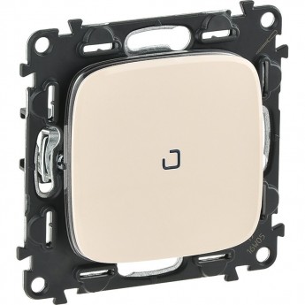 Переключатель LEGRAND Valena ALLURE 10АХ 250В с подсветкой с лицевой панелью безвинтовые зажимы слоновая кость