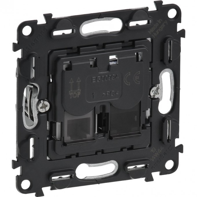 Информационная розетка LEGRAND Valena IN'MATIC комбинированная RJ11/RJ45 Кат.6 UTP 753032