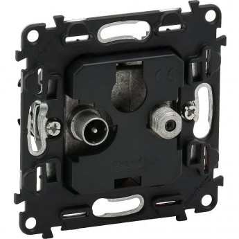 Розетка LEGRAND Valena IN'MATIC проходная TV-SAT 1,5дБ/14дБ диапазоны 5-862МГц/950-2400 МГц
