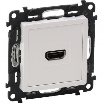 Розетка LEGRAND Valena LIFE для аудио/видео устройств HDMI Тип А с лицевой панелью белый Розетка LEGRAND Valena LIFE для аудио/видео устройств HDMI Тип А с лицевой панелью белый