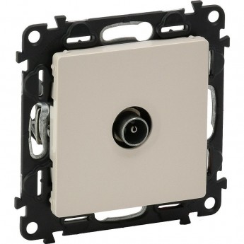 Розетка LEGRAND Valena LIFE ТВ оконечная 10дБ 0-862 МГц с лицевой панелью слоновая кость