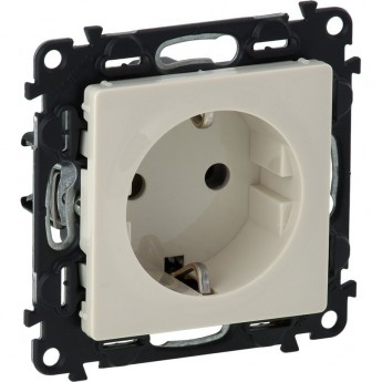 Силовая розетка LEGRAND Valena LIFE 2К+З 16А 250В винтовые зажимы слоновая кость