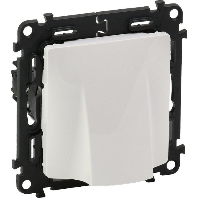 Вывод кабеля LEGRAND Valena LIFE с лицевой панелью без клемм белый 753434