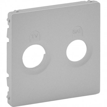 Лицевая панель LEGRAND Valena LIFE для розеток TV-SAT алюминий