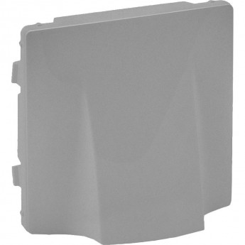 Лицевая панель LEGRAND Valena LIFE для вывода кабеля алюминий