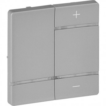 Лицевая панель LEGRAND Valena LIFE MyHome Play Zigbee для радиоуправляющего устройства светорегуляторов алюминий