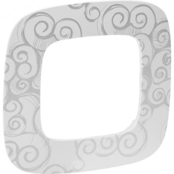 Рамка LEGRAND Valena ALLURE 1-постовая универсальная нарцисс хром