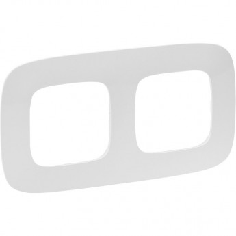 Рамка LEGRAND Valena ALLURE 2-постовая универсальная белый