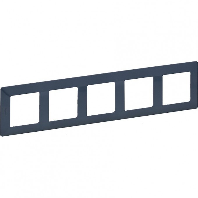 Рамка LEGRAND Valena LIFE "Лазурь", 5-постовая универсальная, синий 754095