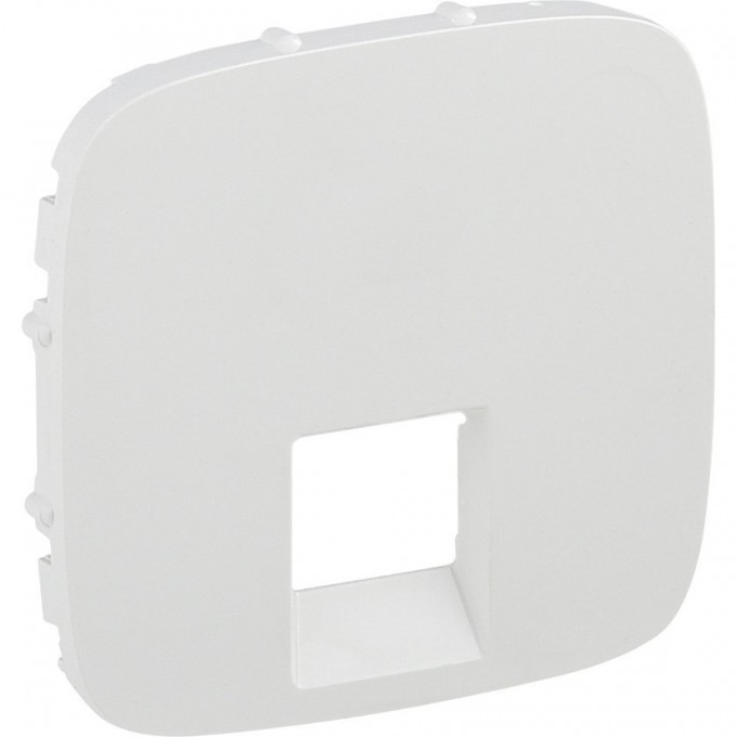 Лицевая панель LEGRAND Valena ALLURE для одиночных телефонных/информационных розеток белая 755415