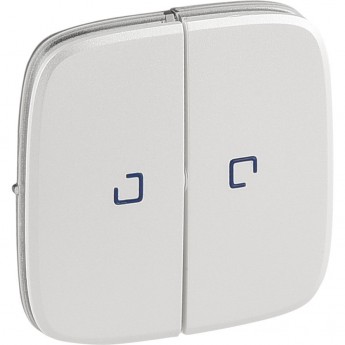 Лицевая панель LEGRAND Valena ALLURE для выключателя двухклавишного с подсветкой жемчуг Лицевая панель LEGRAND Valena ALLURE для выключателя двухклавишного с подсветкой жемчуг