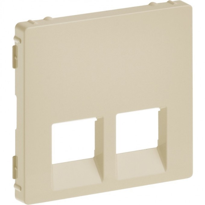 Лицевая панель LEGRAND Valena LIFE для двойных телефонных/информационных розеток слоновая кость 755421