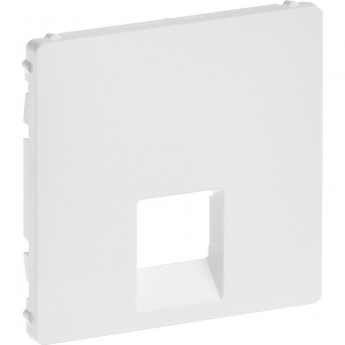 Лицевая панель LEGRAND Valena LIFE для одиночных телефонных/информационных розеток белый