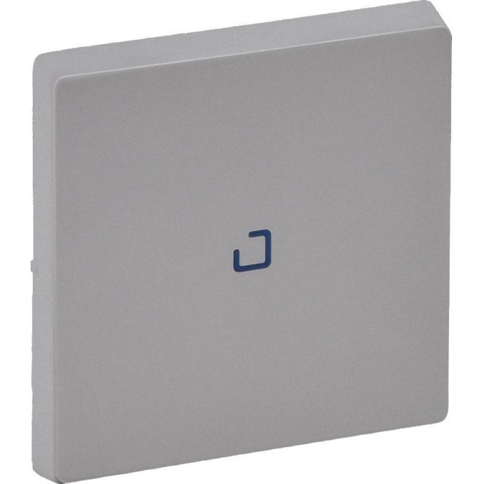 Лицевая панель LEGRAND Valena LIFE для переключателя промежуточного с подсветкой/индикацией алюминий 755272