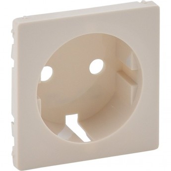 Лицевая панель LEGRAND Valena LIFE для розетки 2К+З слоновая кость