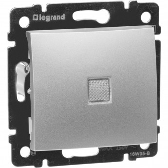 Выключатель LEGRAND Valena с подсветкой 10 A 250 В алюминий
