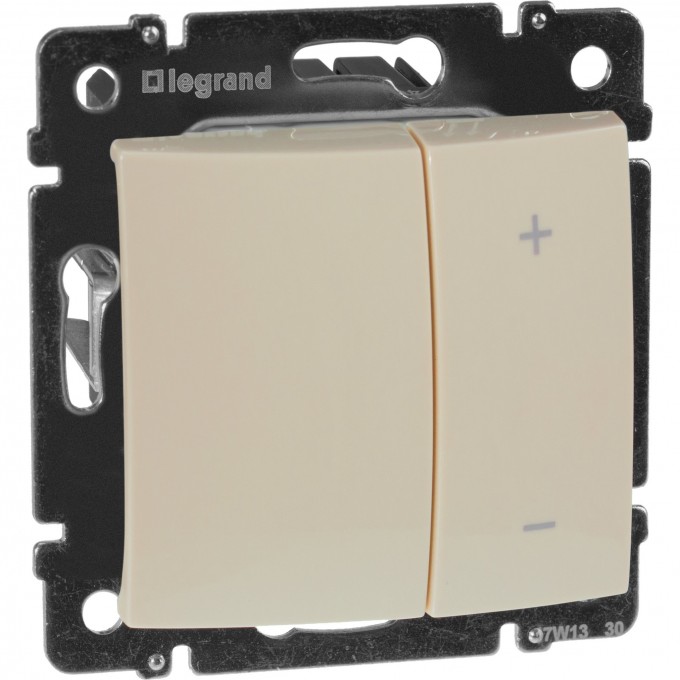 Кнопочный светорегулятор LEGRAND Valena 40-600 Вт/40-600 ВА слоновая кость 774174