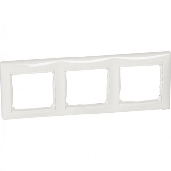 Рамка LEGRAND Valena 3 поста горизонтальный монтаж белый